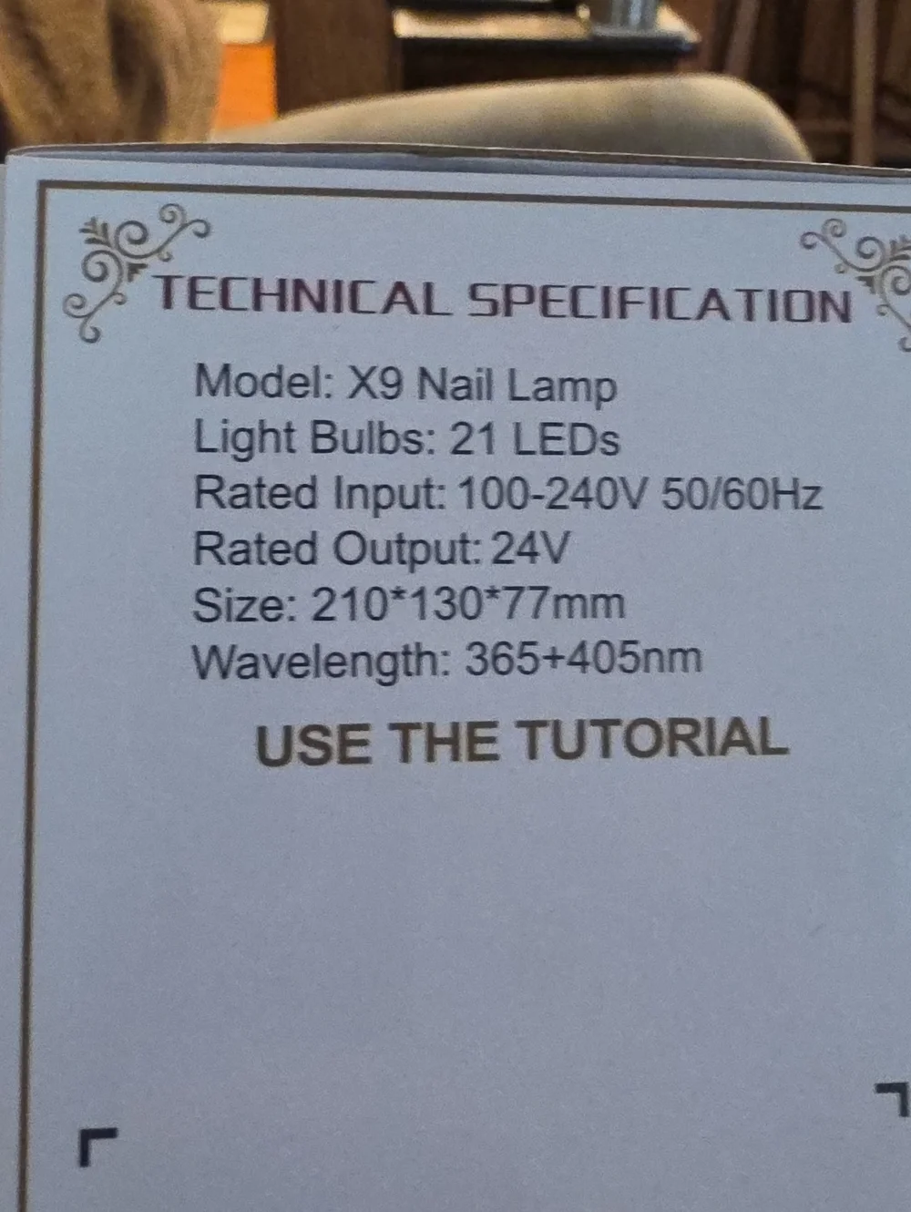 SUNX® LkeNail White LED UV Nail Lamp - Like New